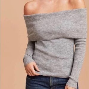 Aritzia Wilfred Croquis sweater Grey
